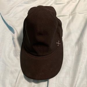 Black athletic LuluLemon hat